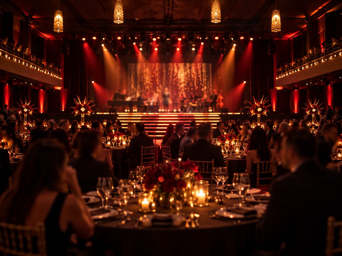 Cena de gala con show en vivo